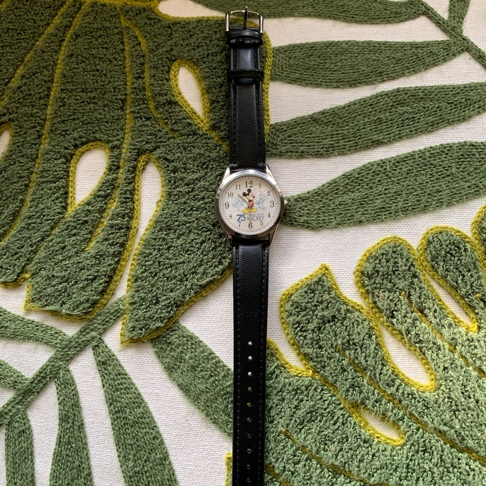 Disney 75 Years W/ Mickey Mouse Watch NWOB